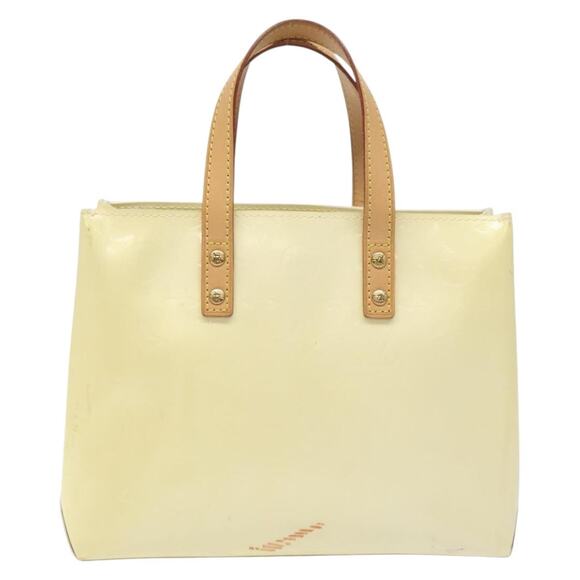 LOUIS VUITTON Monogram Vernis Reade PM Hand Bag Perle M91336 - Picture 3 of 12